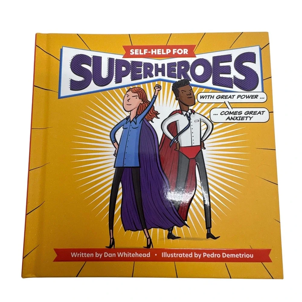 Self-Help For Superheroes Book by Dan Whitehead Illustrated‎ Pedro Demetriou